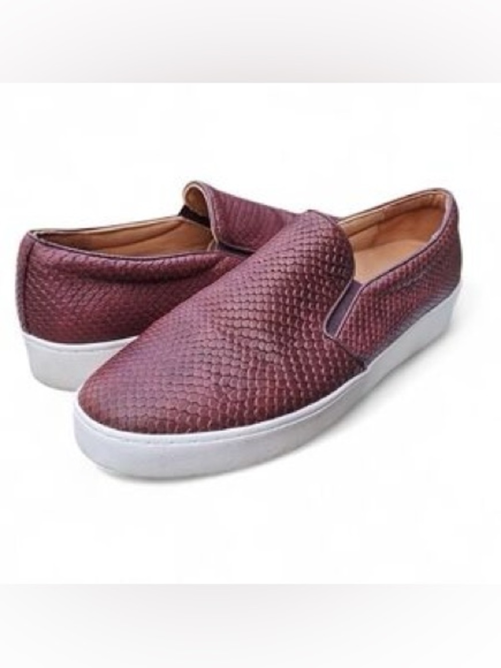 Vionic Midi Merlot Snake Size 9